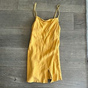 Yellow Mini Dress